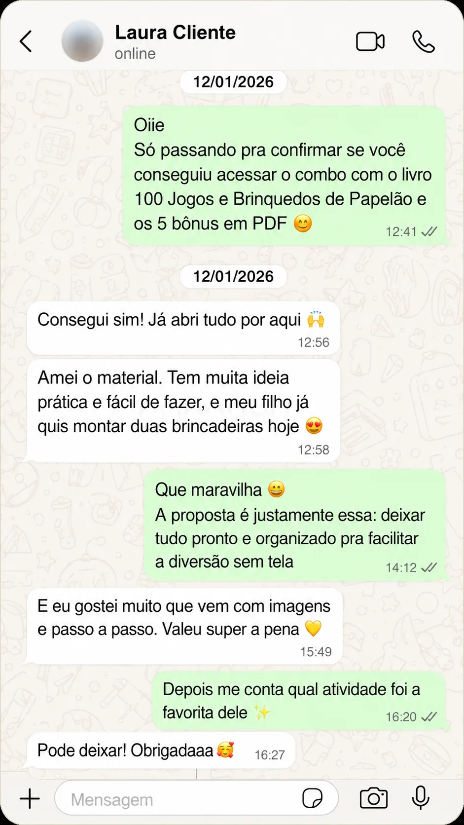 Depoimento de cliente 3